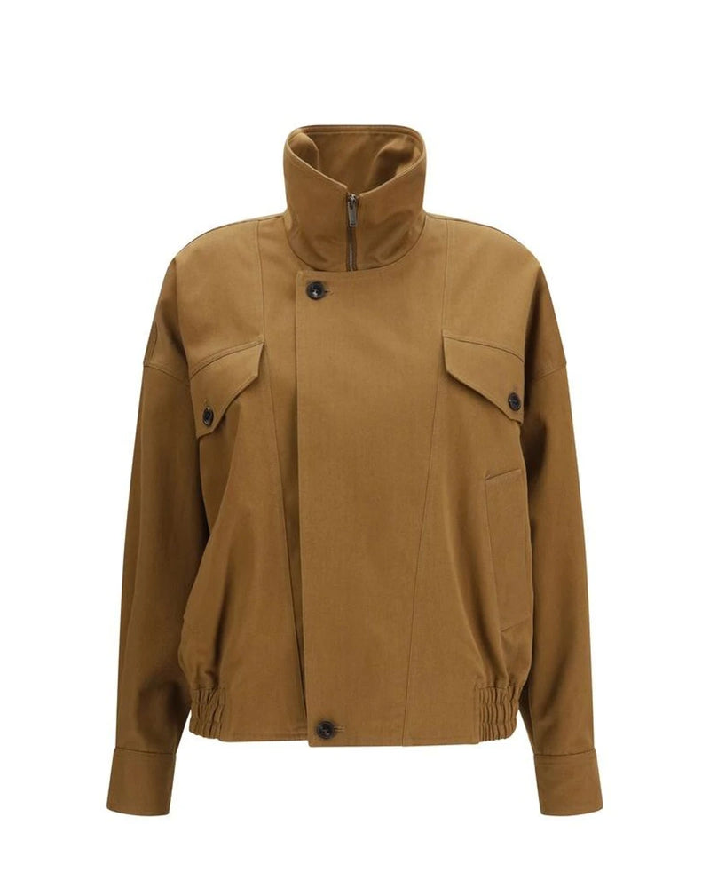 Saint Laurent Bomber Jacket in brown, Cotton