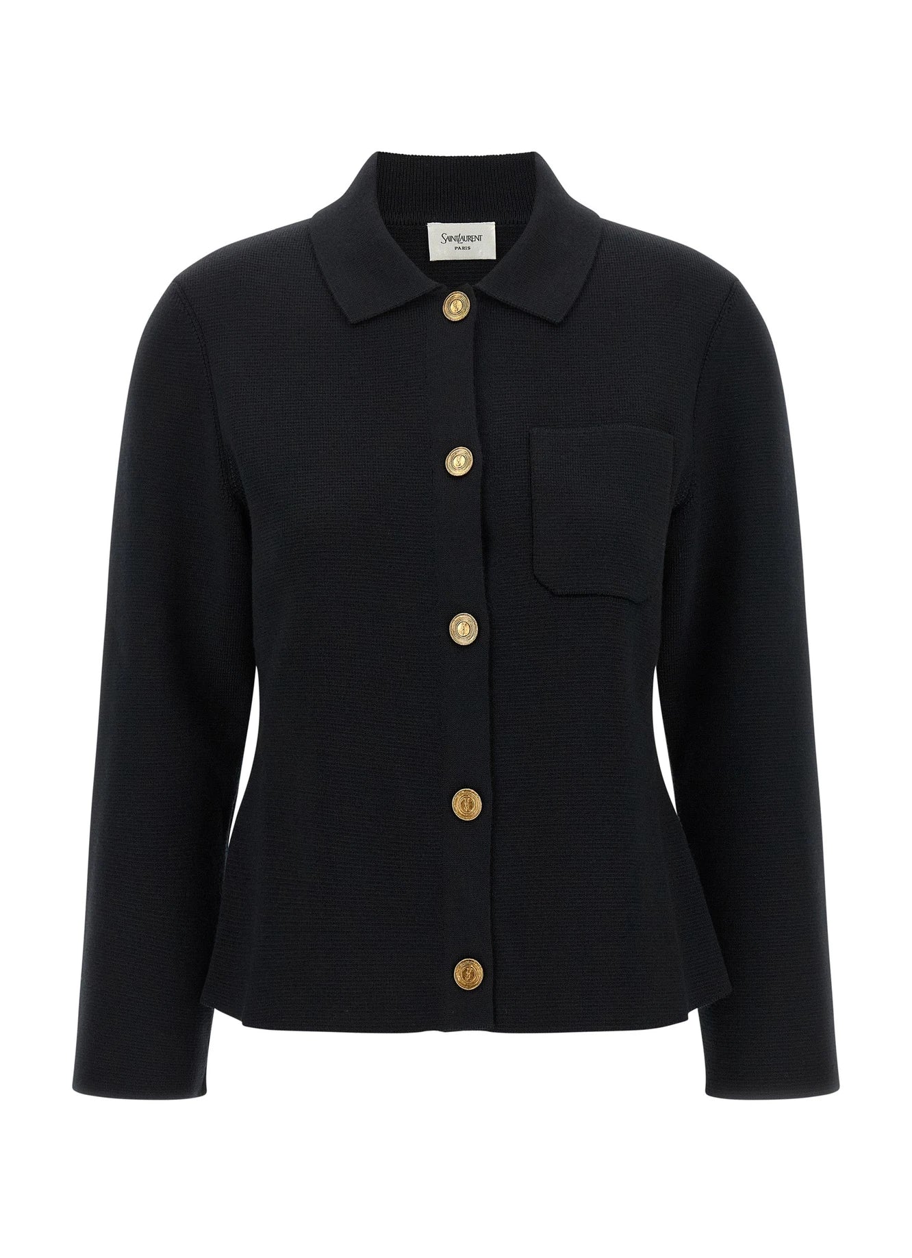 Saint Laurent Cardigan in black, Wool