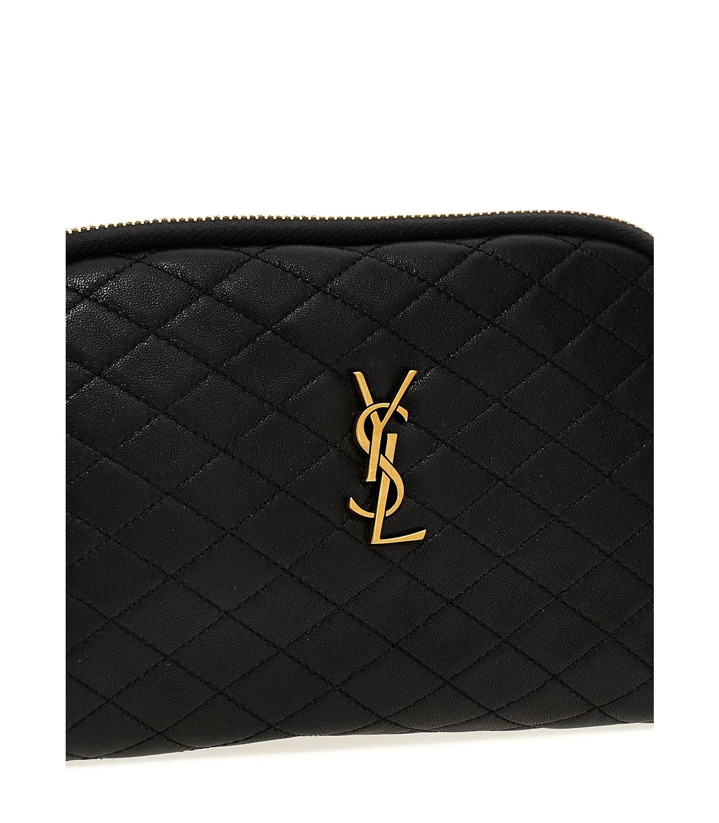 Saint Laurent Cross Body Bag in black, Lamb Leather — view 3