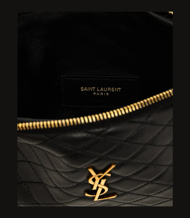 Saint Laurent Cross Body Bag in black, Lamb Leather — view 4