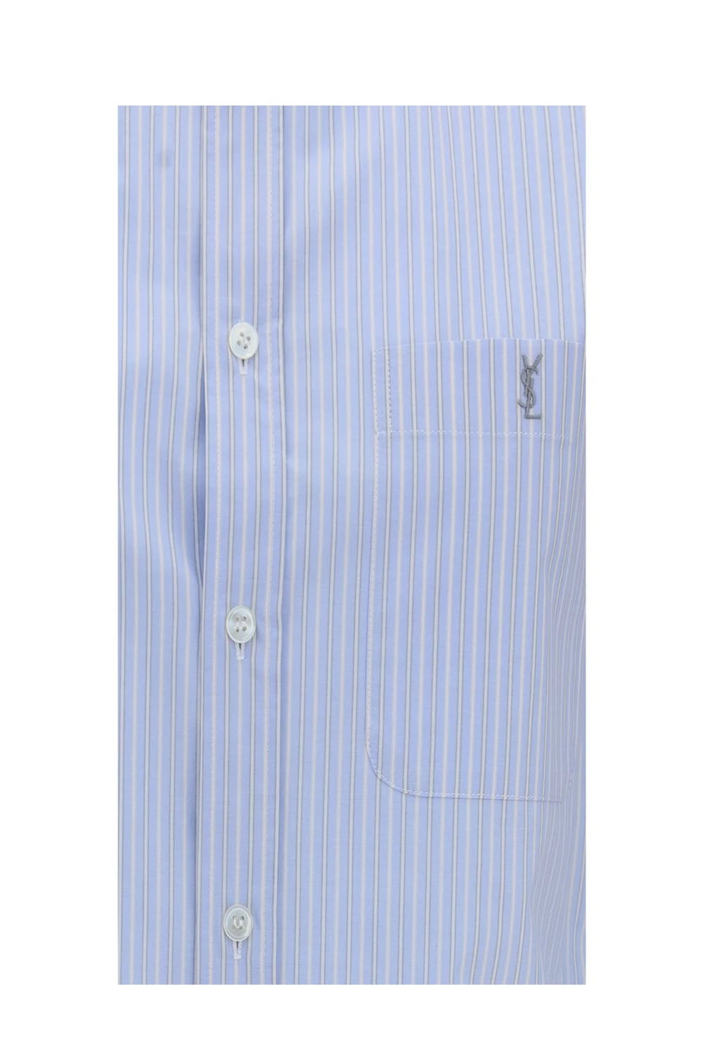 Saint Laurent Dress Shirt in blue, Cotton — view 3