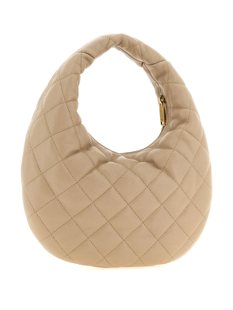 Saint Laurent Hobo Bag in beige, Lamb Leather — view 2