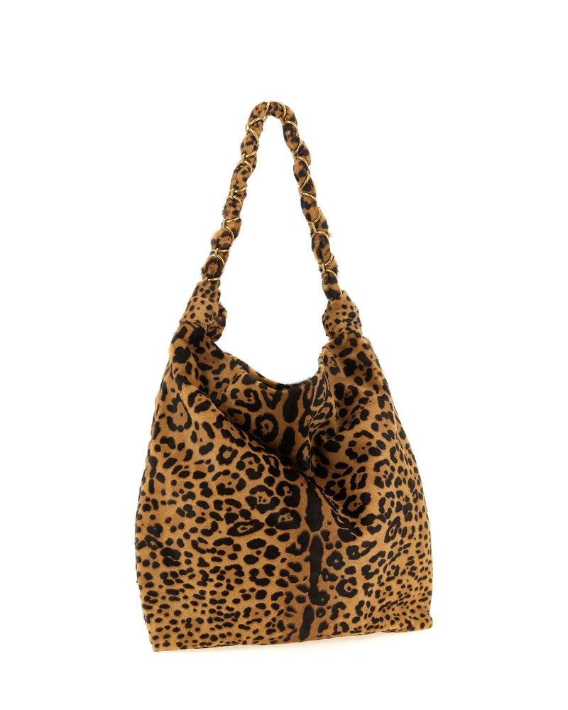Saint Laurent Hobo Bag in brown, Calfskin Leather — view 2