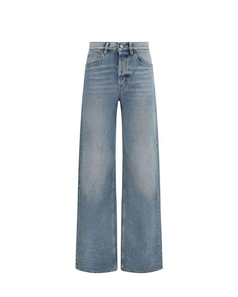 Saint Laurent Jean in blue, Cotton