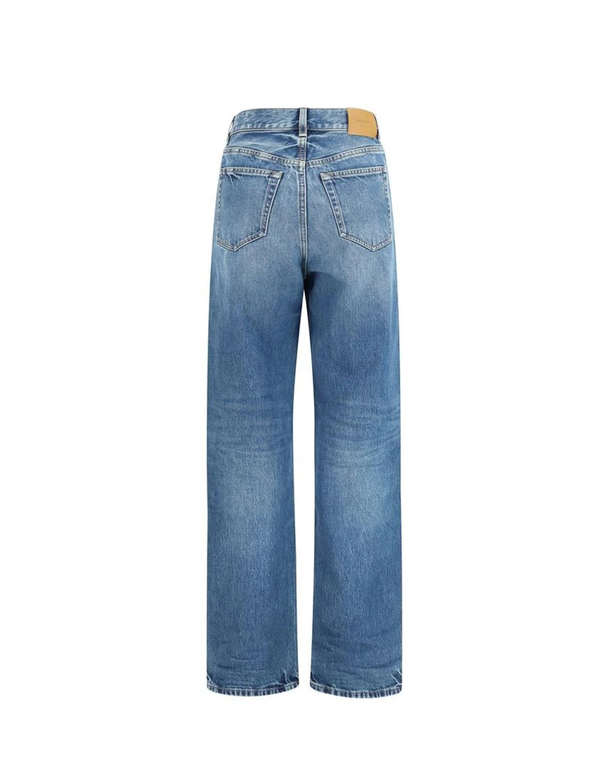 Saint Laurent Jean in blue, Cotton — view 2