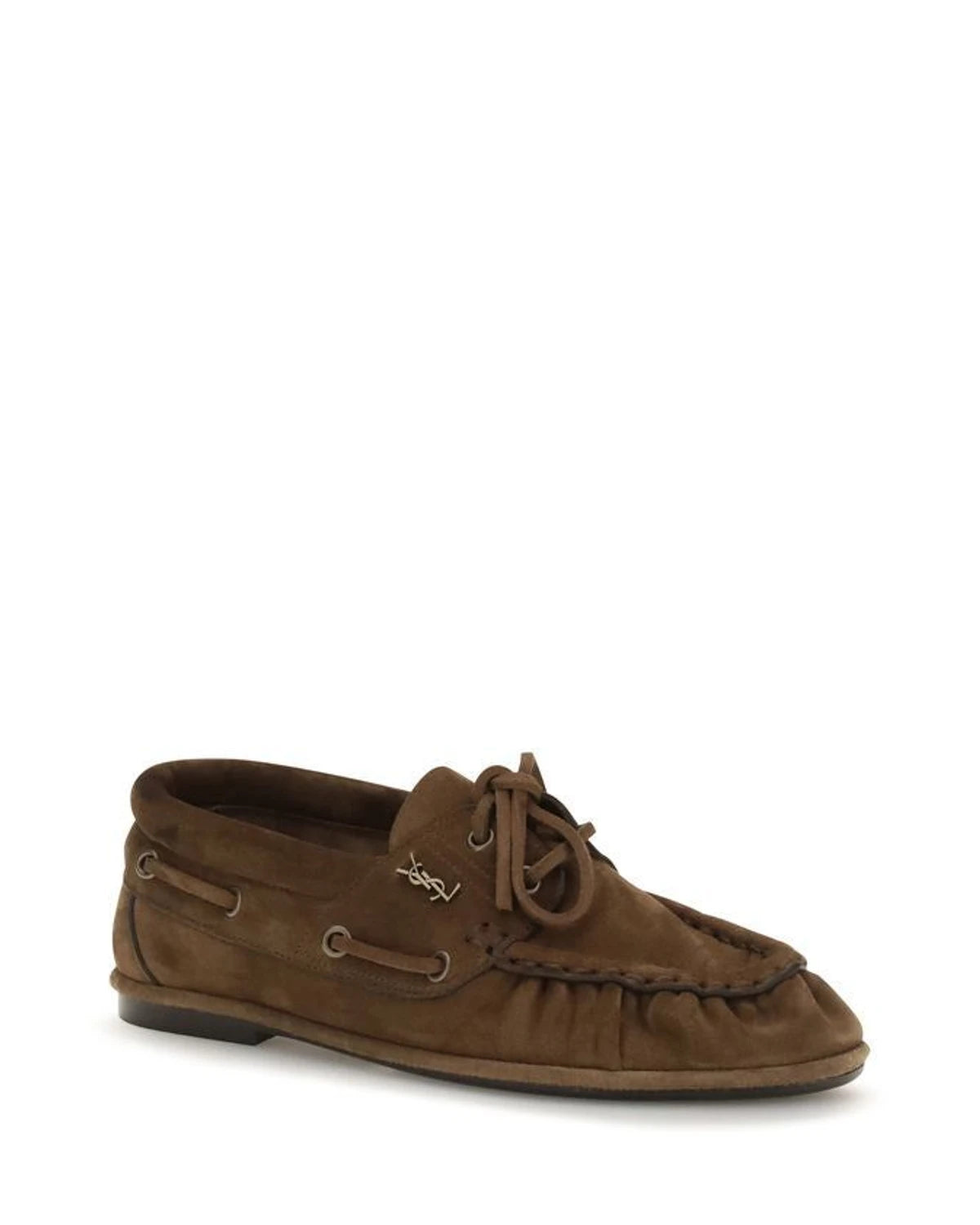 Saint Laurent Loafers in brown, Suede — view 2