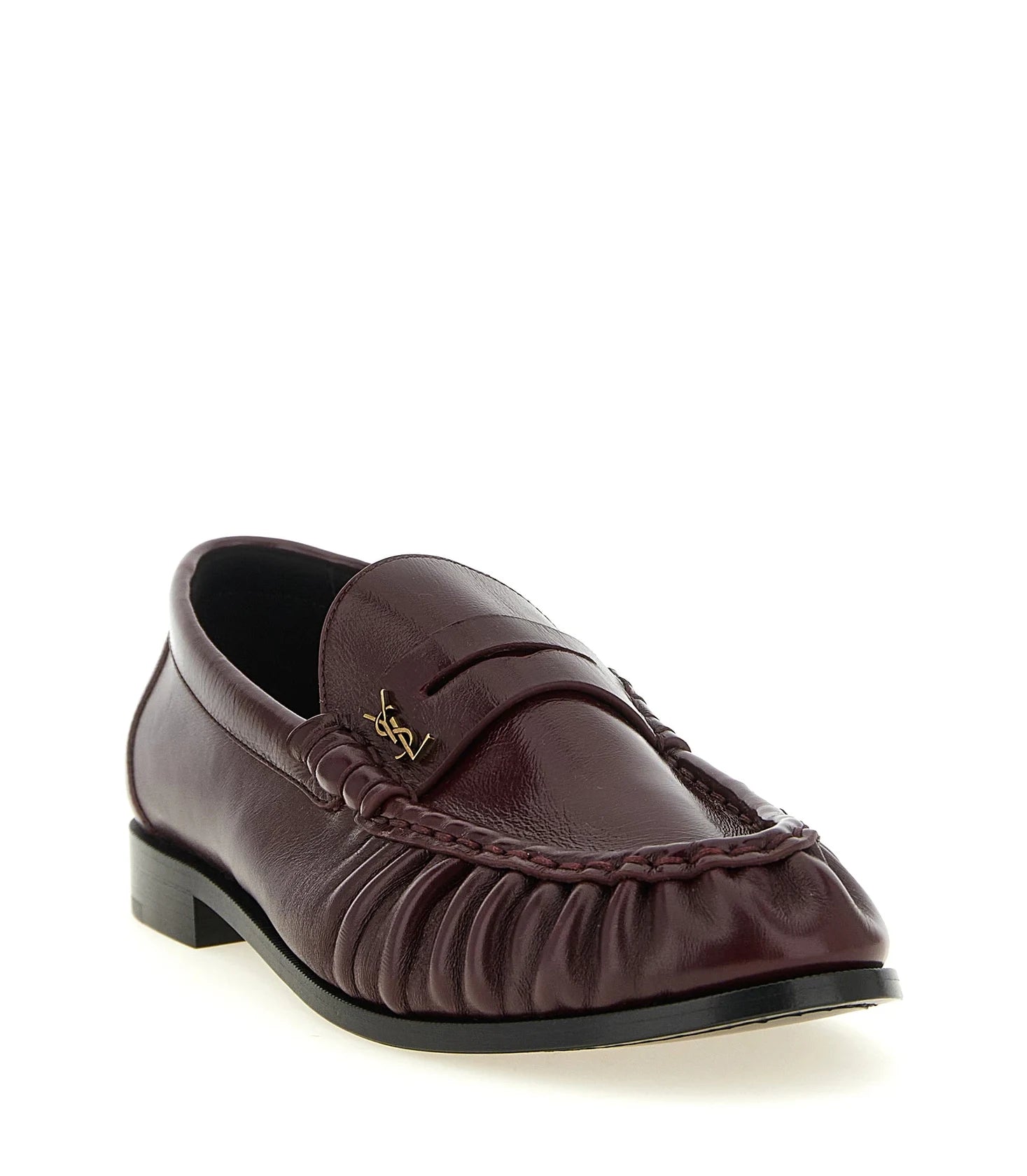 Saint Laurent Loafers in red, Calfskin Leather — view 3