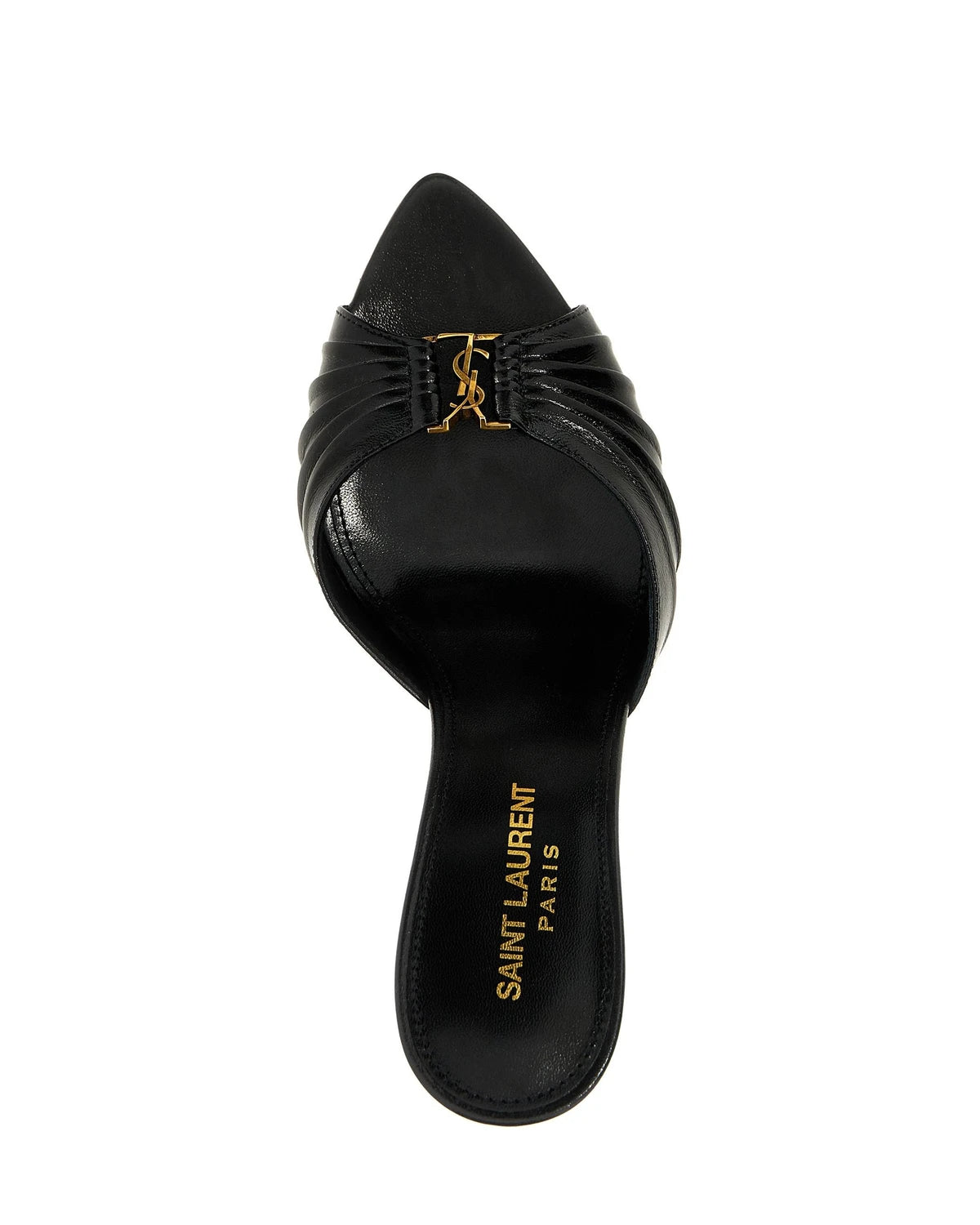 Saint Laurent Sandals in black, Lamb Leather — view 4