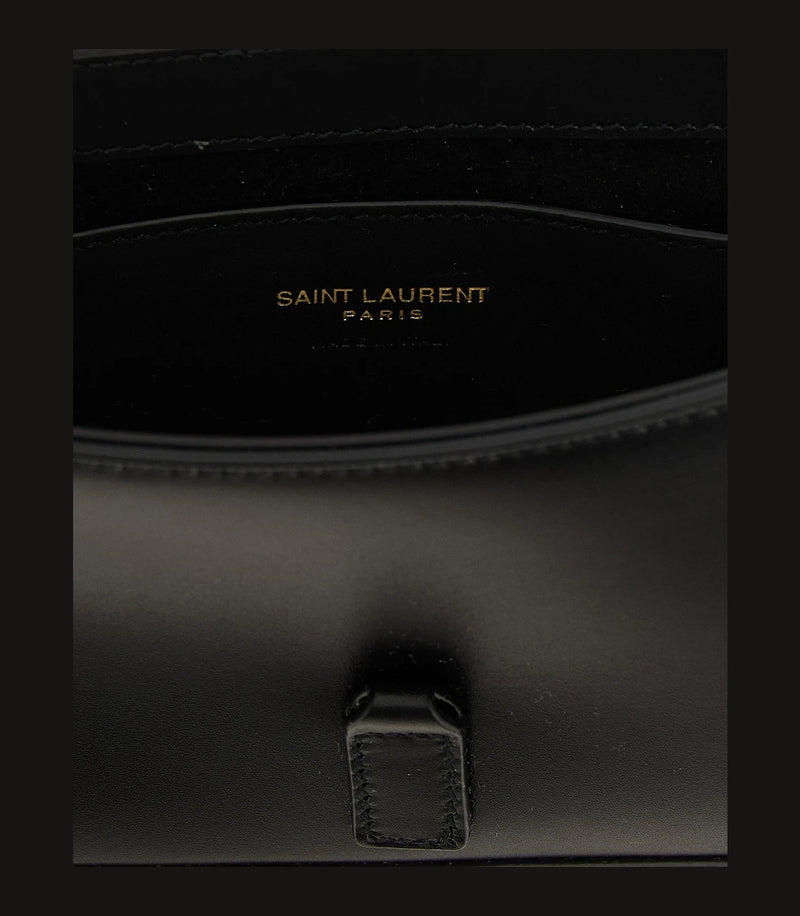 Saint Laurent Shoulder Bag in black, Calfskin Leather — view 4