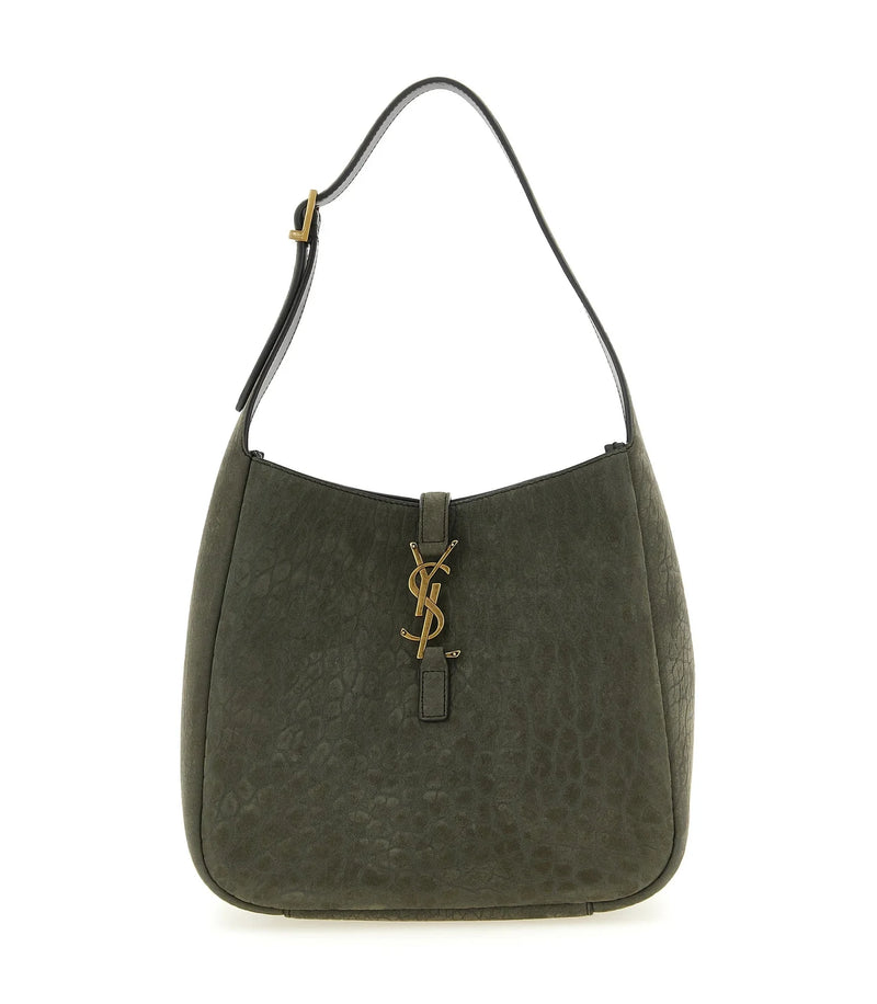 Saint Laurent Shoulder Bag in gray, Lamb Leather
