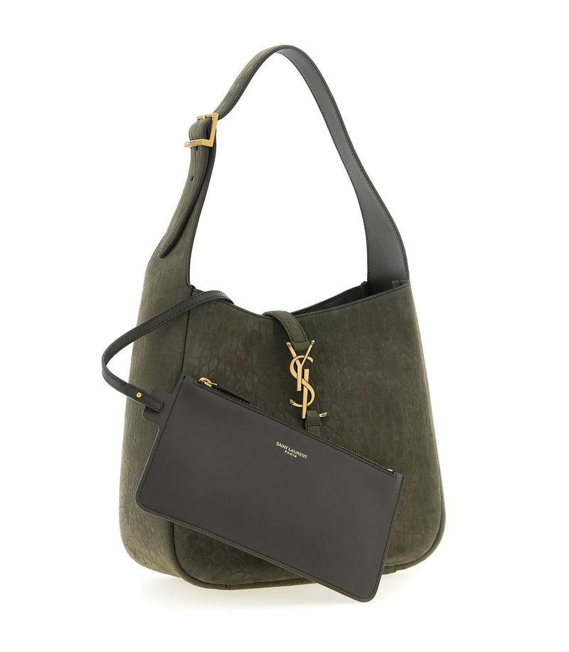 Saint Laurent Shoulder Bag in gray, Lamb Leather — view 3