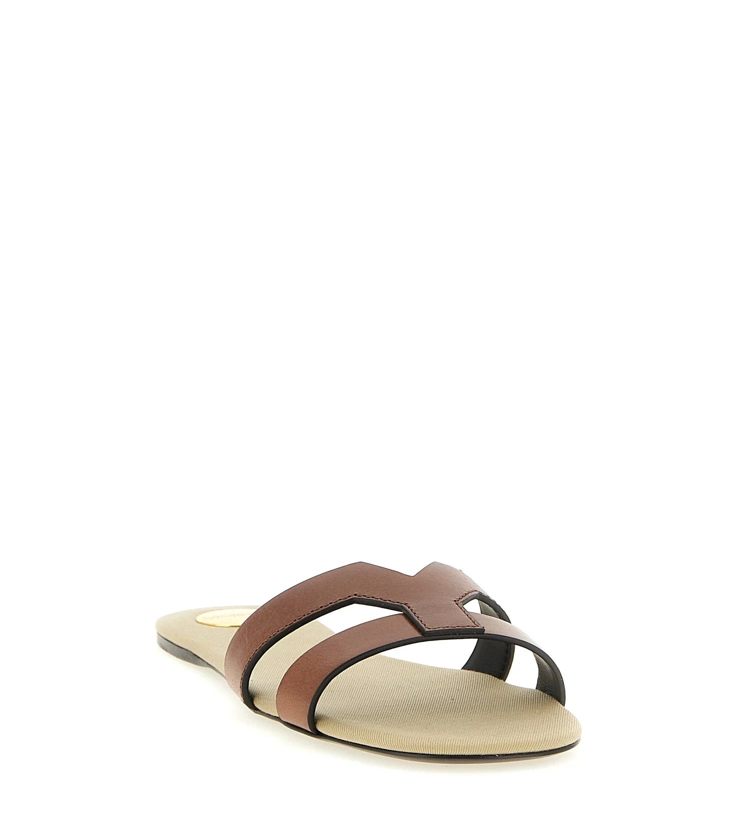 Saint Laurent Brown Slides 