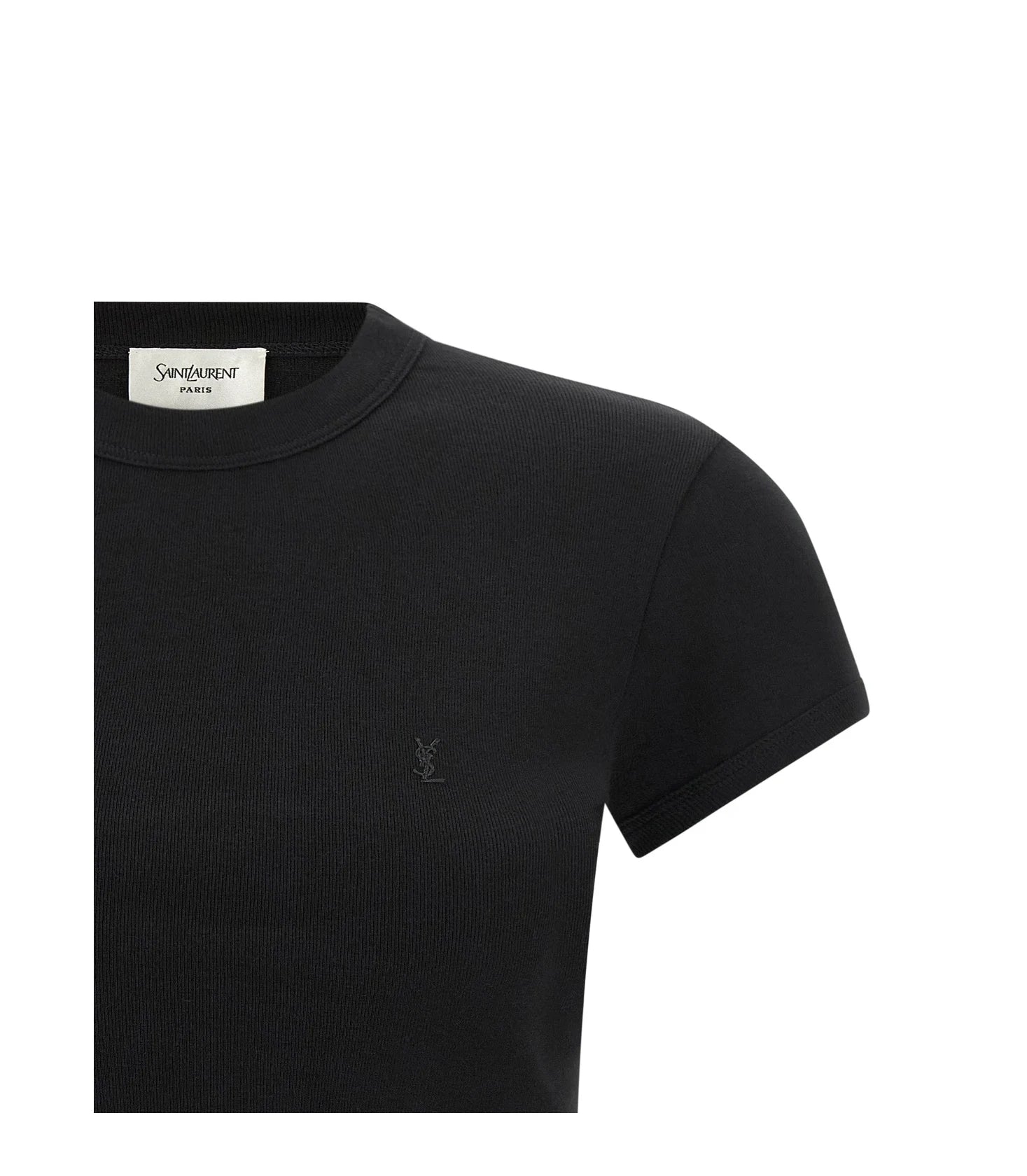 Saint Laurent T-Shirt in black, Cotton — view 3