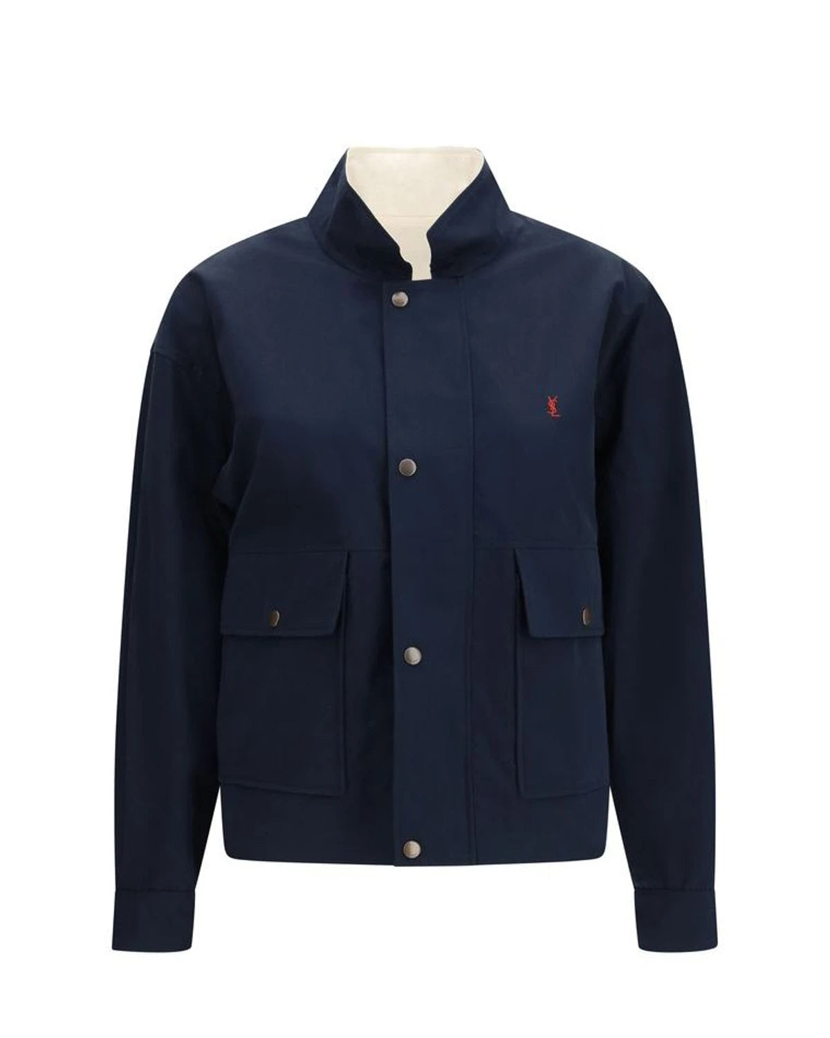 Saint Laurent Trucker Jacket in multicolor, Cotton