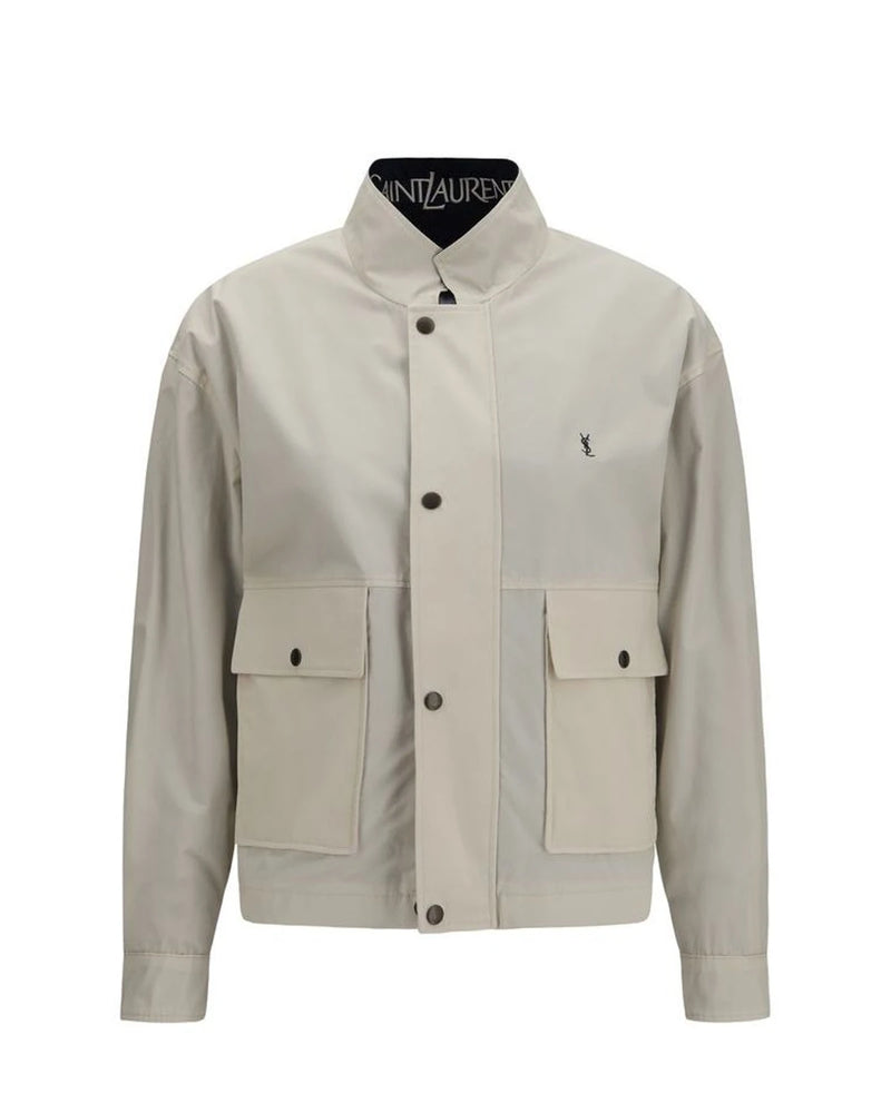 Saint Laurent Trucker Jacket in multicolor, Cotton — view 2