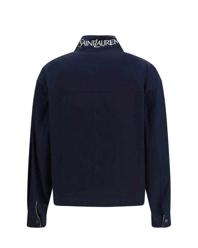 Saint Laurent Trucker Jacket in multicolor, Cotton — view 3