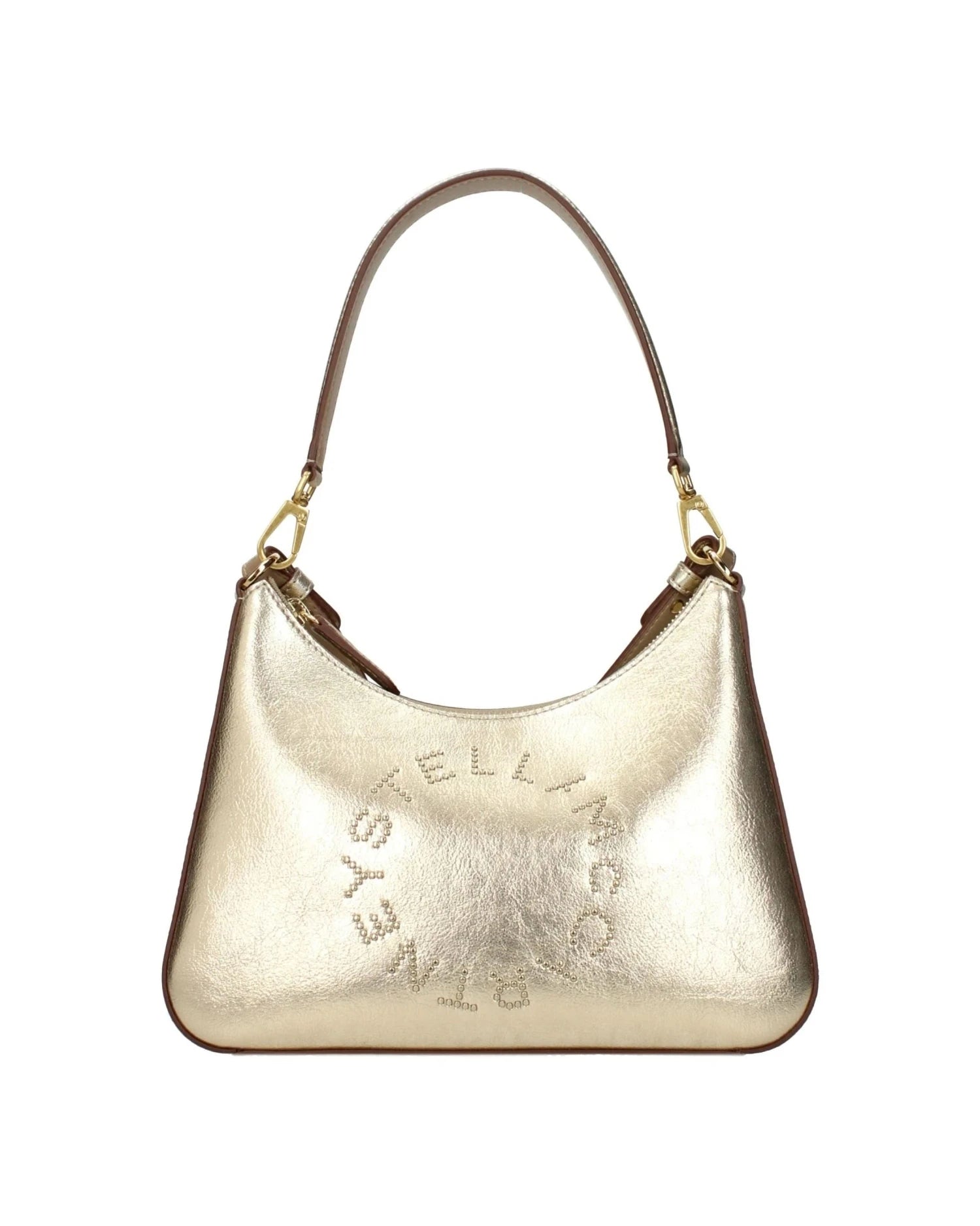 Stella Mccartney Gold Leather Shoulder Bag Glam Steals