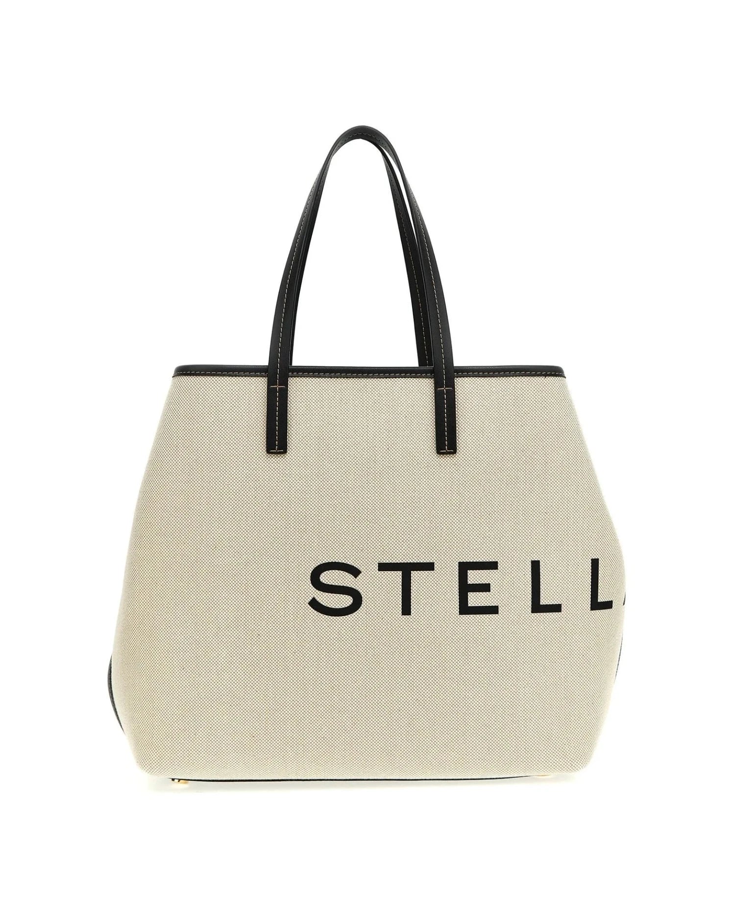 Stella McCartney Tote Bag in beige, Cotton