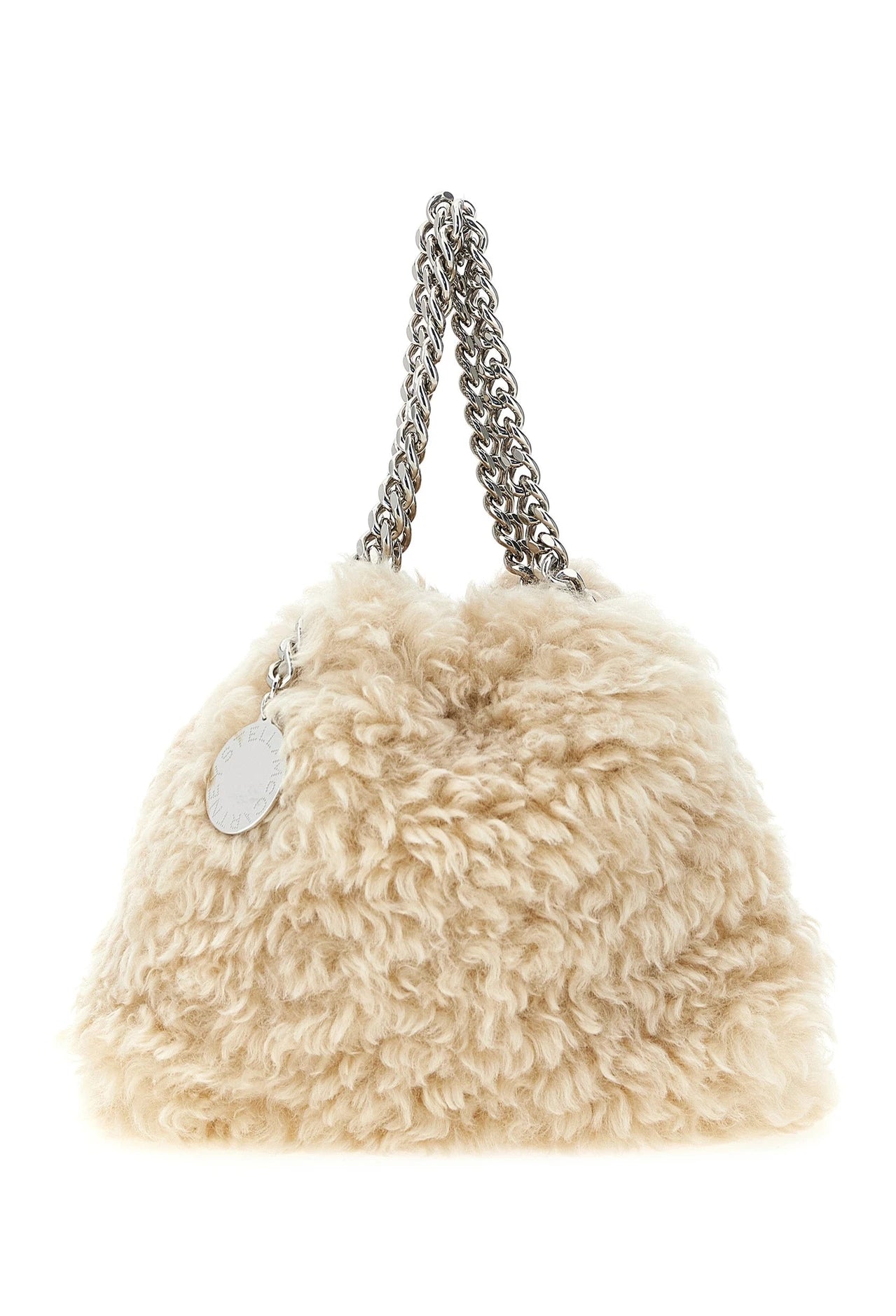 Stella McCartney Hobo Bag in beige, Polyester