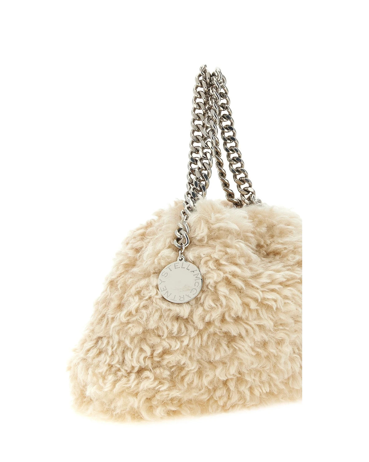 Stella McCartney Hobo Bag in beige, Polyester — view 3