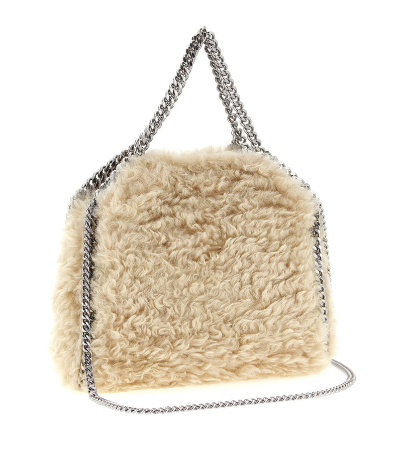 Stella McCartney Satchel Bag in beige, Polyester — view 2
