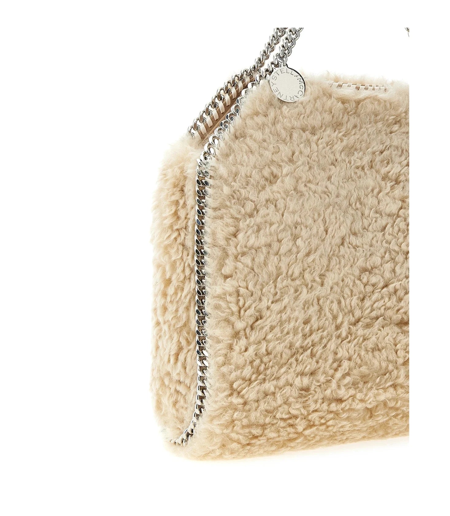 Stella McCartney Shoulder Bag in beige, Polyester — view 3
