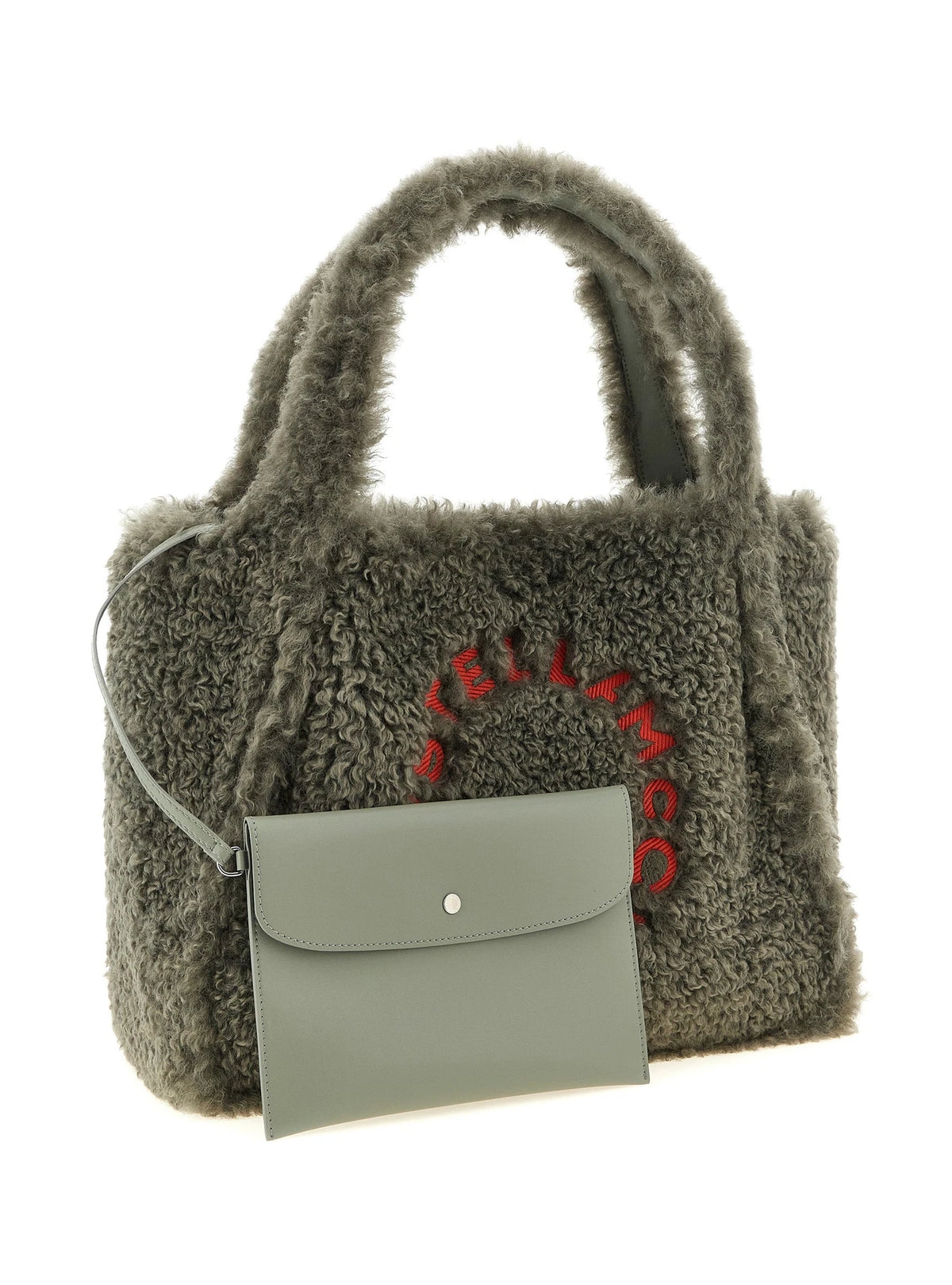 Stella McCartney Shoulder Bag in gray, Polyester — view 3