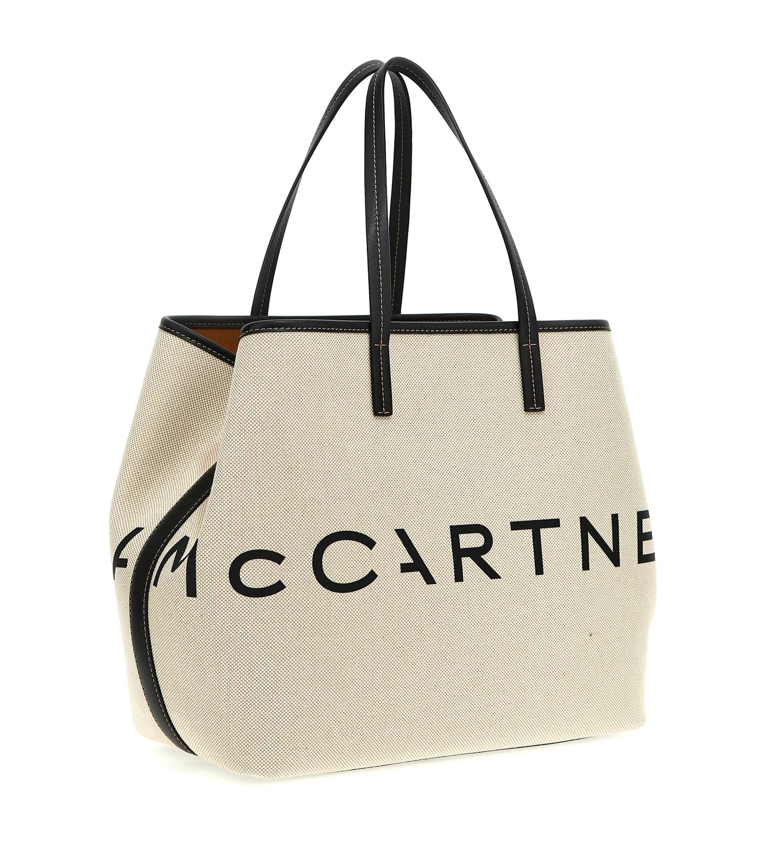 Stella McCartney Tote Bag in beige, Cotton — view 2