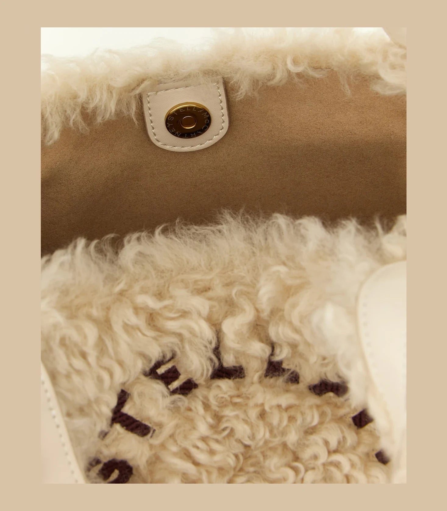 Stella McCartney Tote Bag in beige, Polyester — view 4
