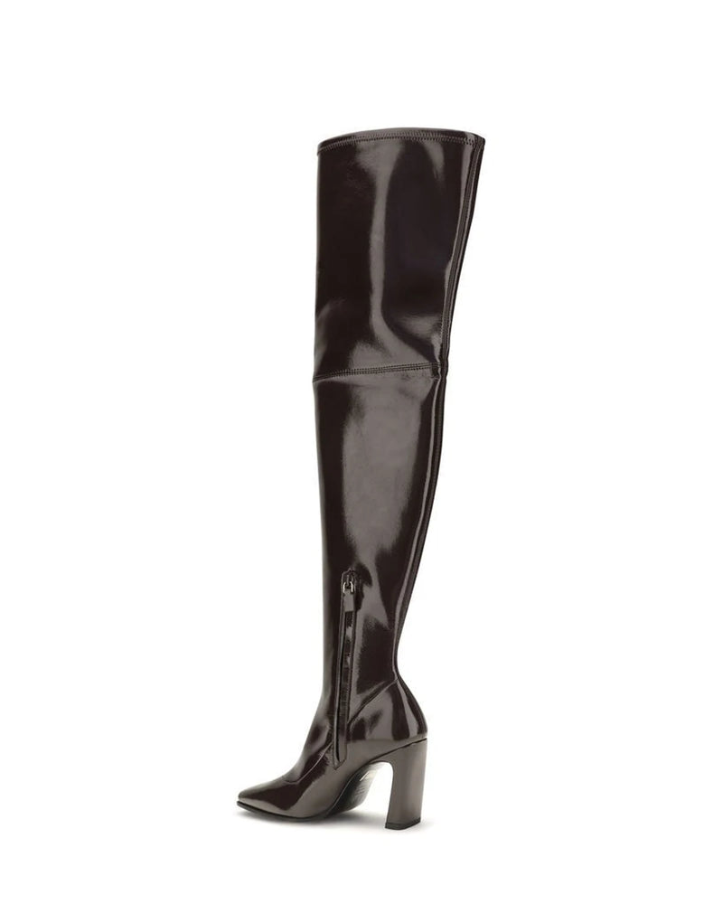 Stuart Weitzman Knee High Boots in brown, Rayon — view 3