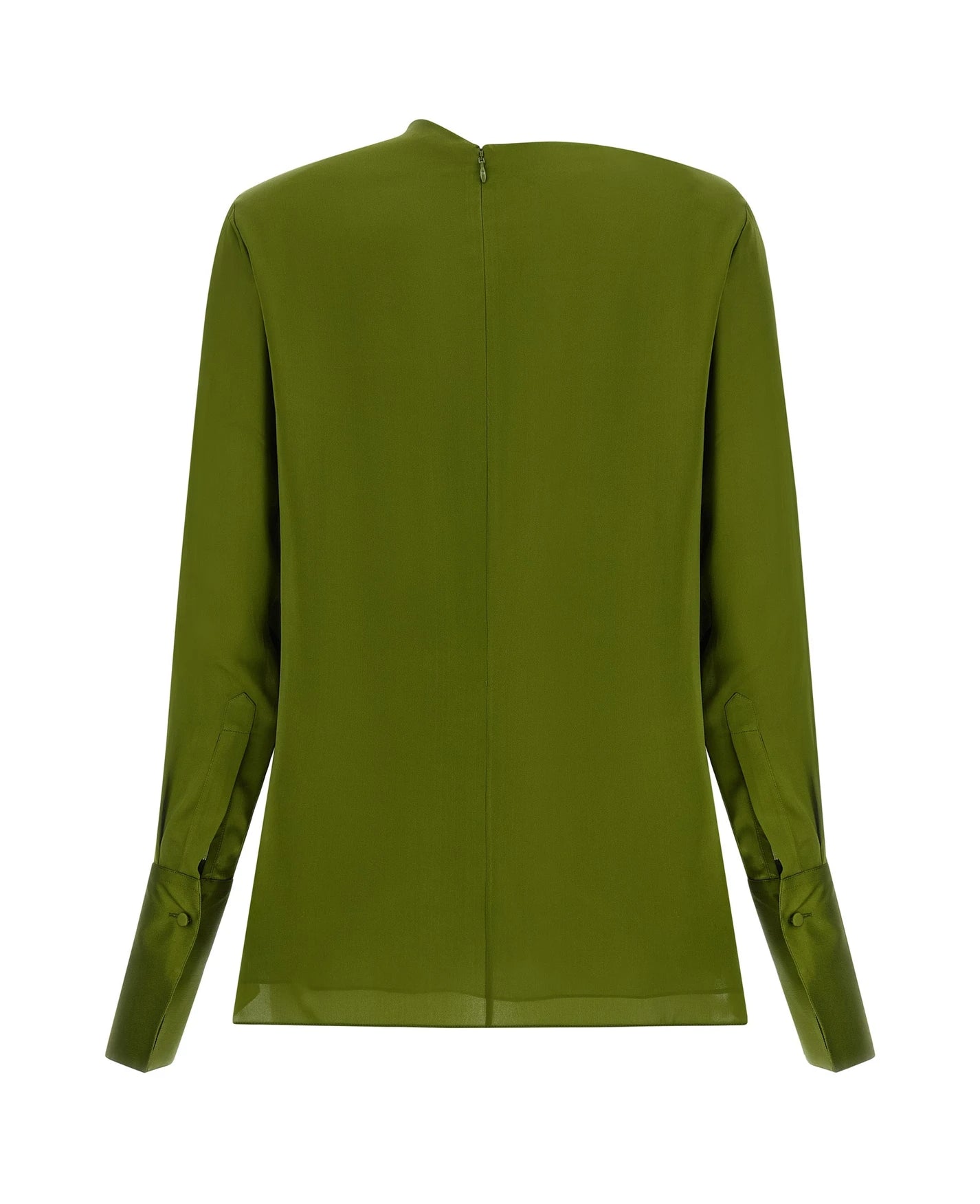 Tom Ford Blouse in green, Silk — view 2