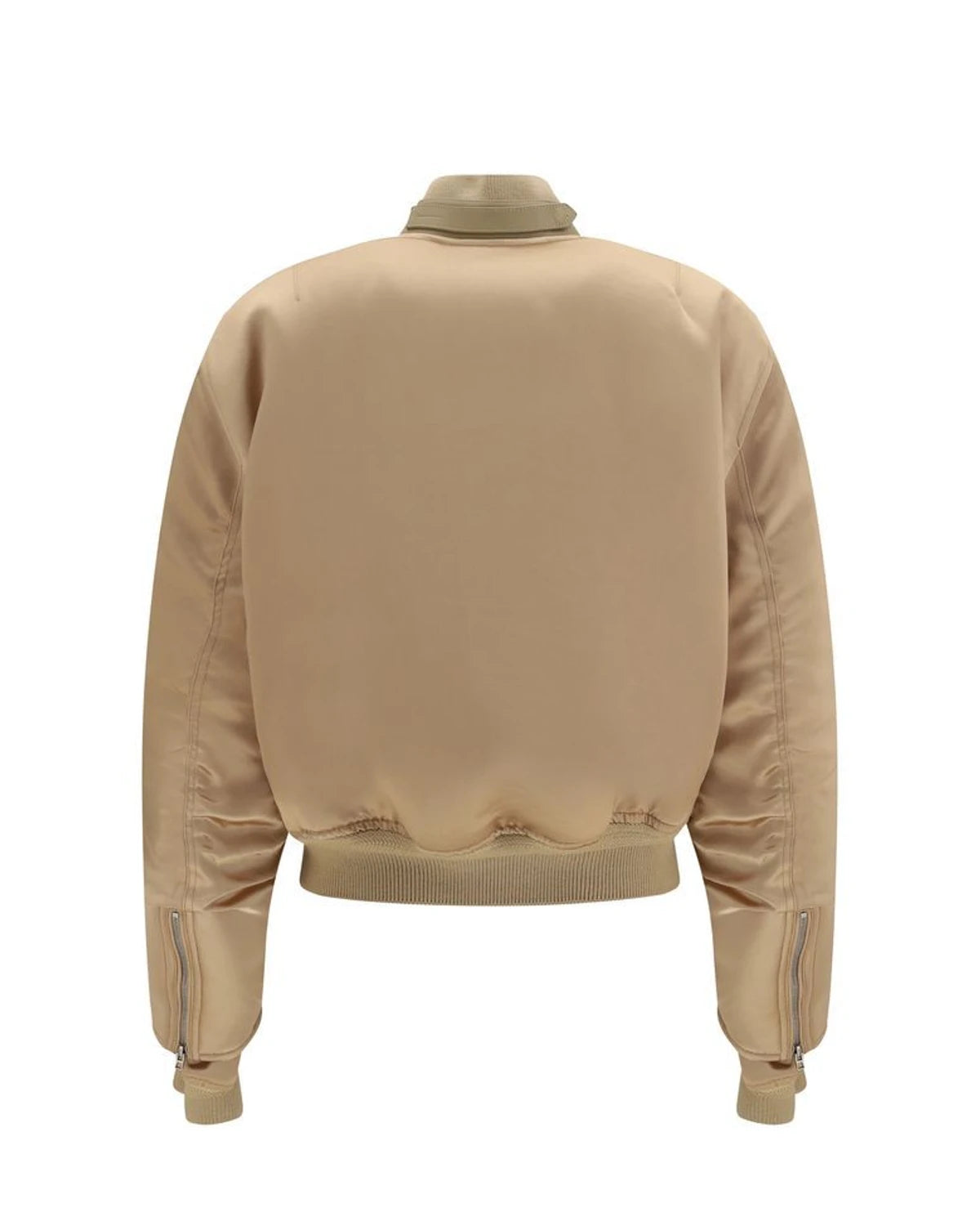 Tom Ford Bomber Jacket in gold, Silk Satin — view 2