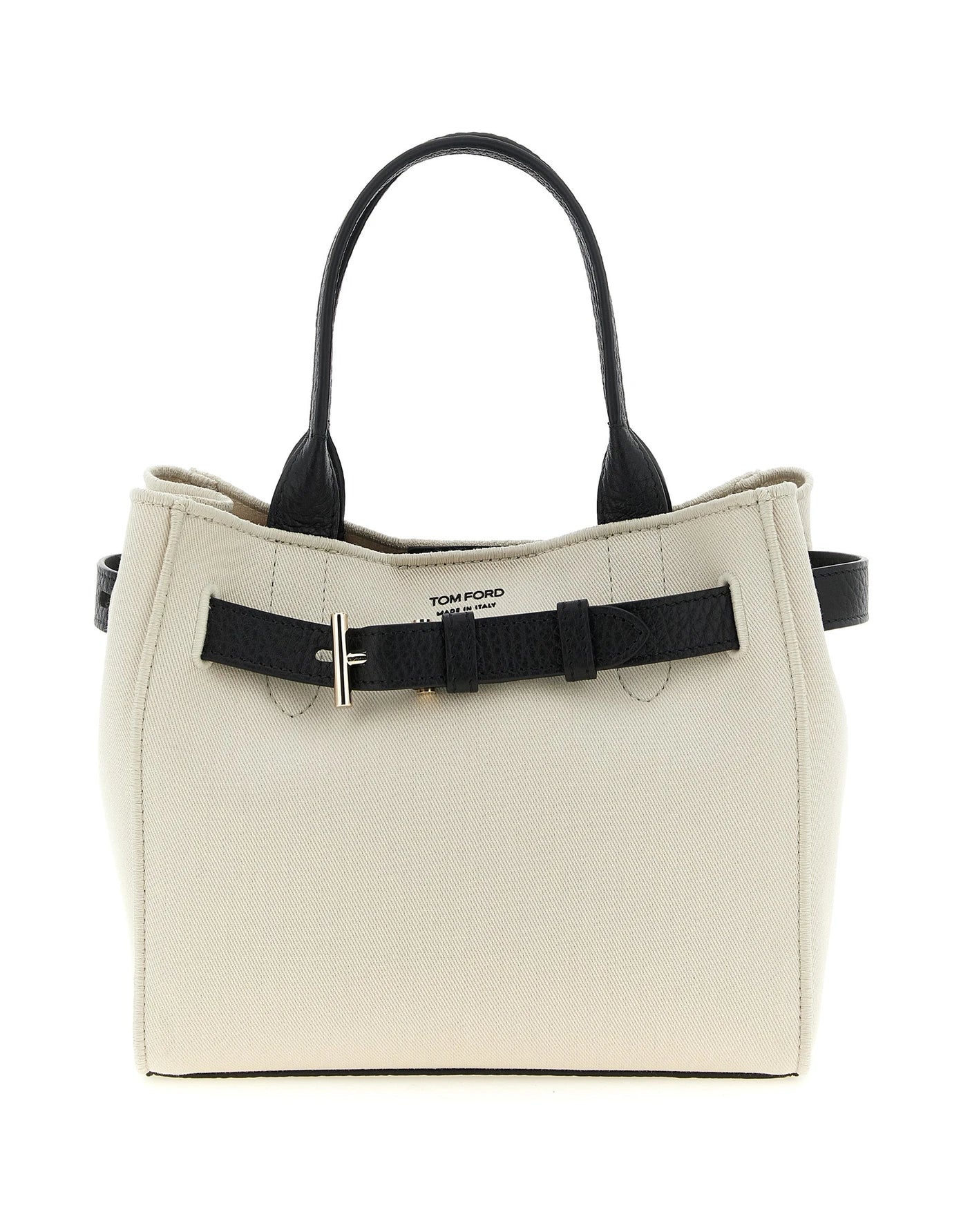 Tom Ford Satchel Bag in beige, Cotton