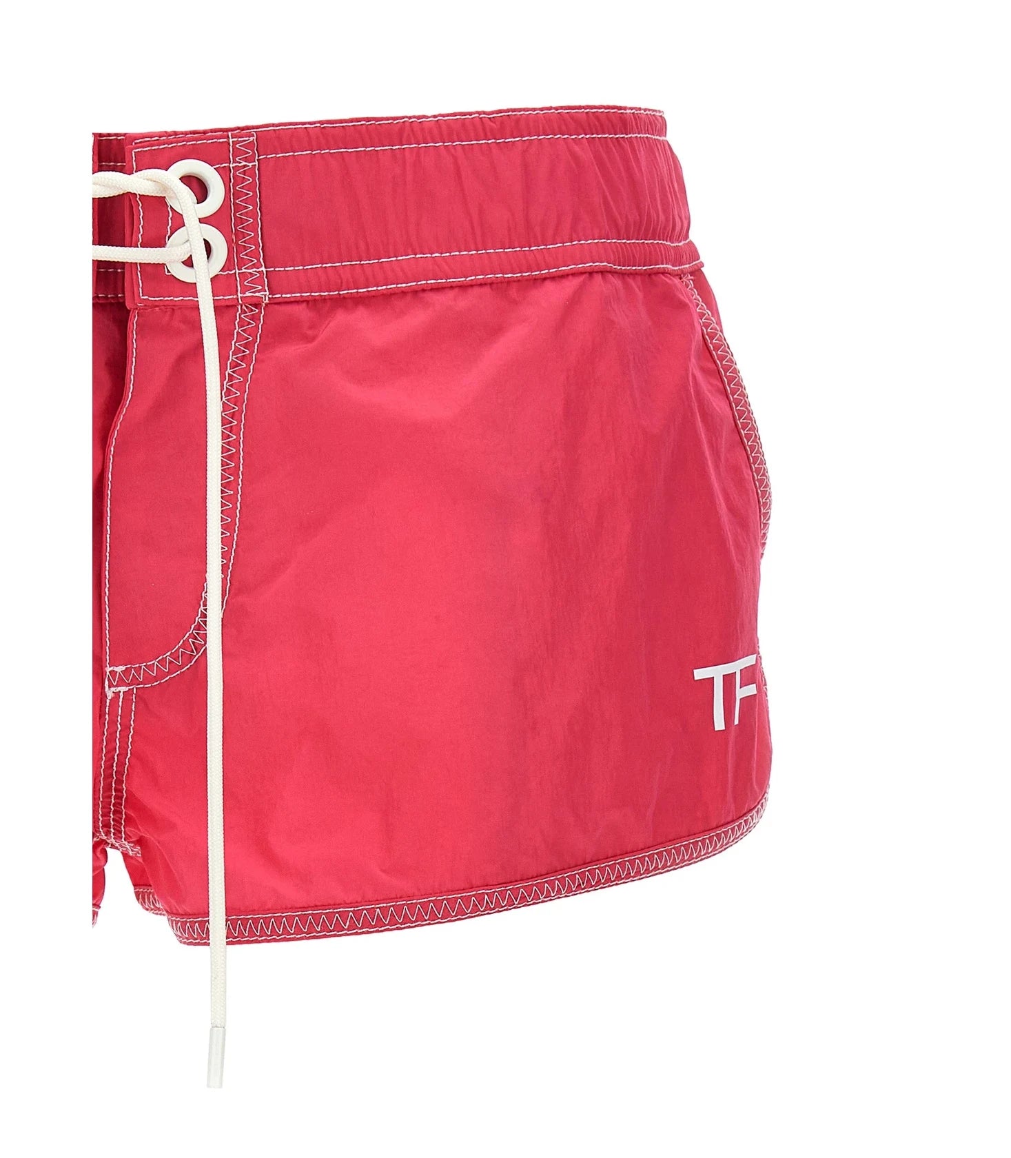 Tom Ford Swim Short in red, Polyamide — view 3
