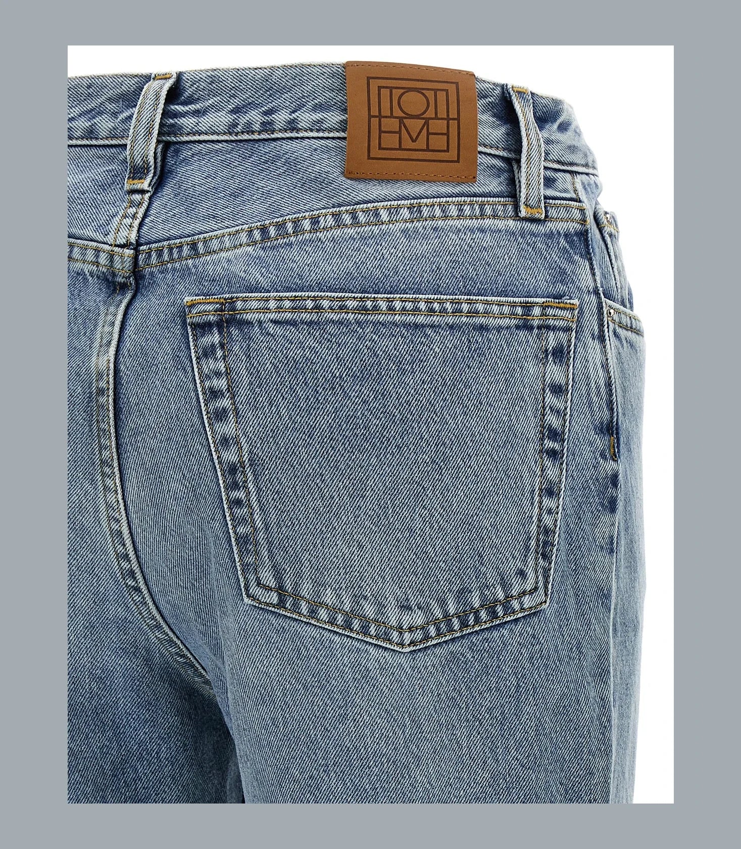 Toteme Jean in blue, Cotton — view 4