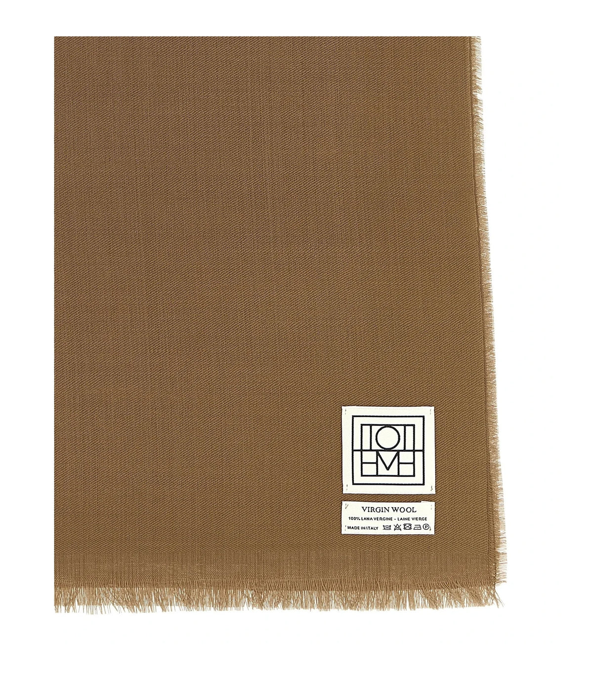 Toteme Scarves & Shawl in brown, Virgin Wool — view 2