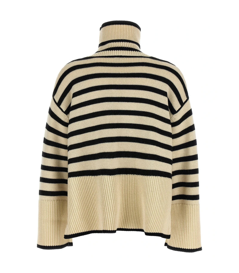 Toteme Sweater in beige, Wool — view 2