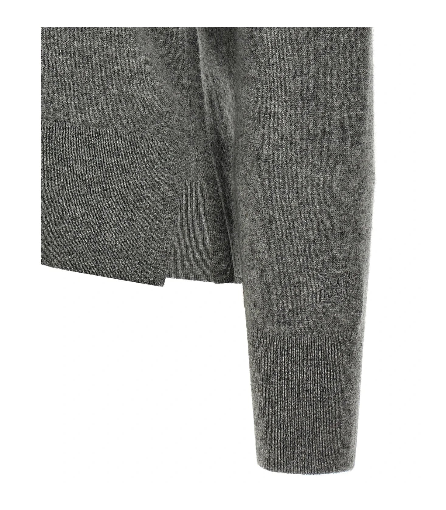 Toteme Sweater in gray, Cashmere — view 4