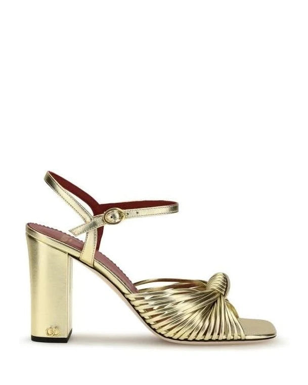 Valentino Garavani Gold Platform Sandals Glam Steals