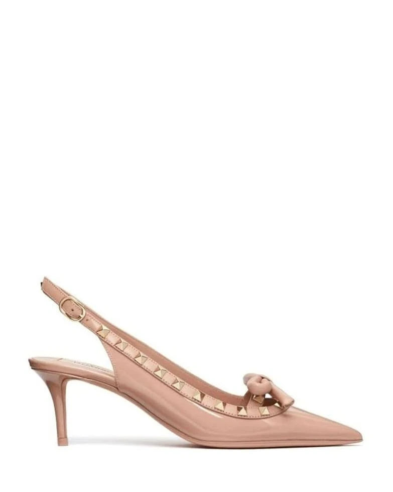Valentino Garavani Beige Calfskin High Heel Pumps Glam Steals