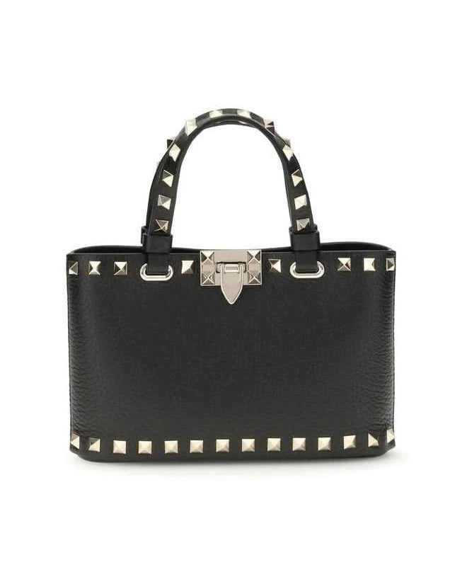 Valentino Garavani Black Leather Calf Bos Taurus Shoulder Bag Glam Steals
