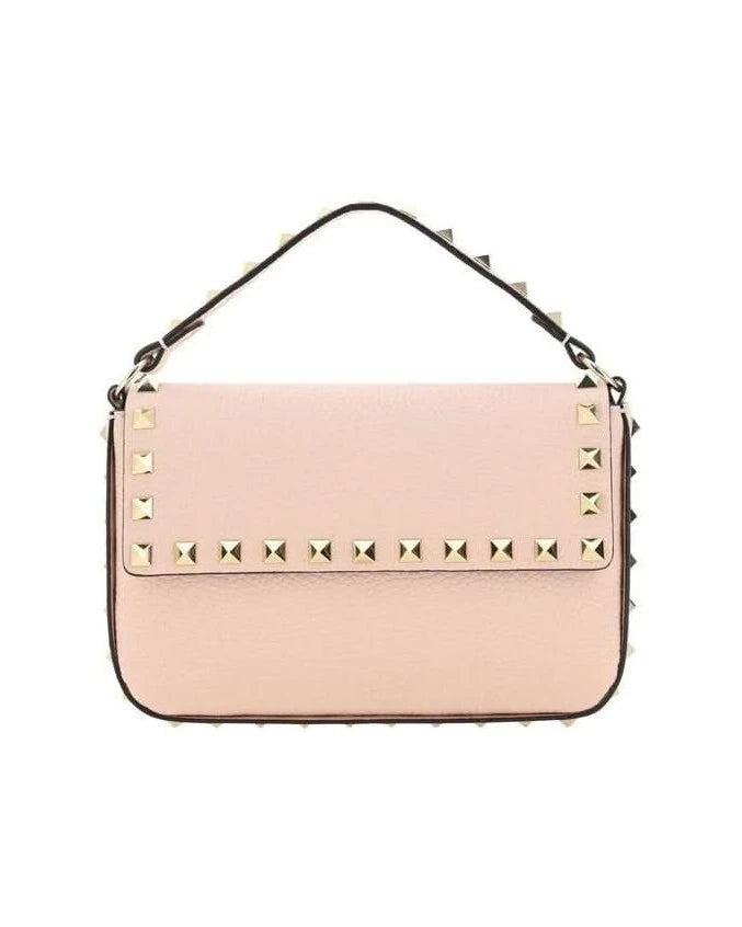 Valentino Garavani Pink Leather Calf Bos Taurus Shoulder Bag Glam Steals