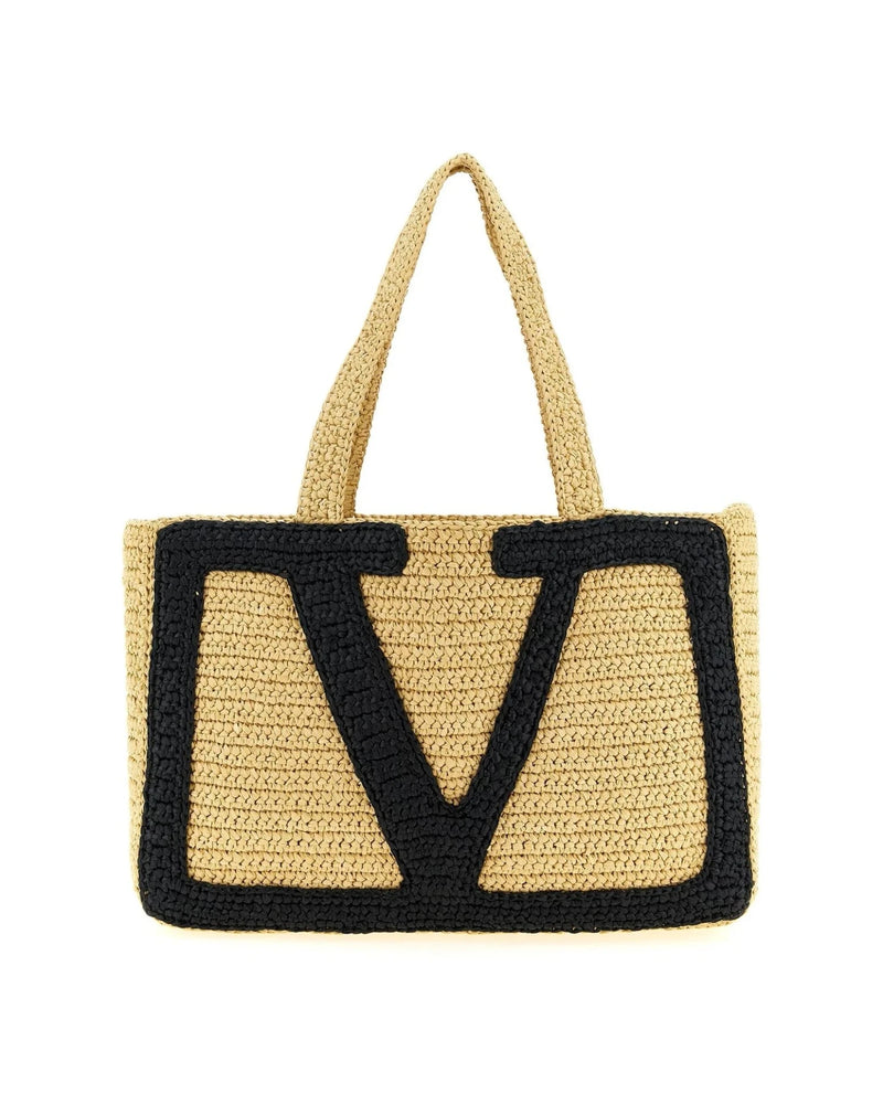 Valentino Garavani Shopping Tote in black, Viscose