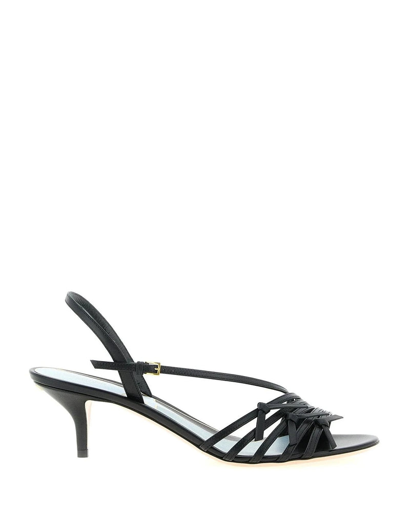 Valentino Garavani Black Stiletto Sandals 