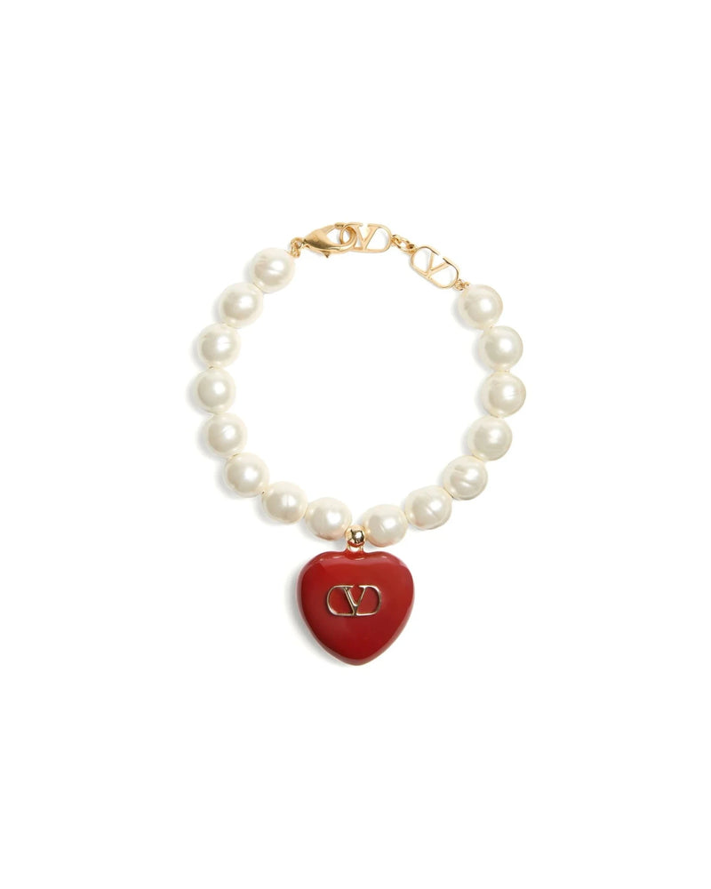 Valentino Garavani Bracelet in red, Brass
