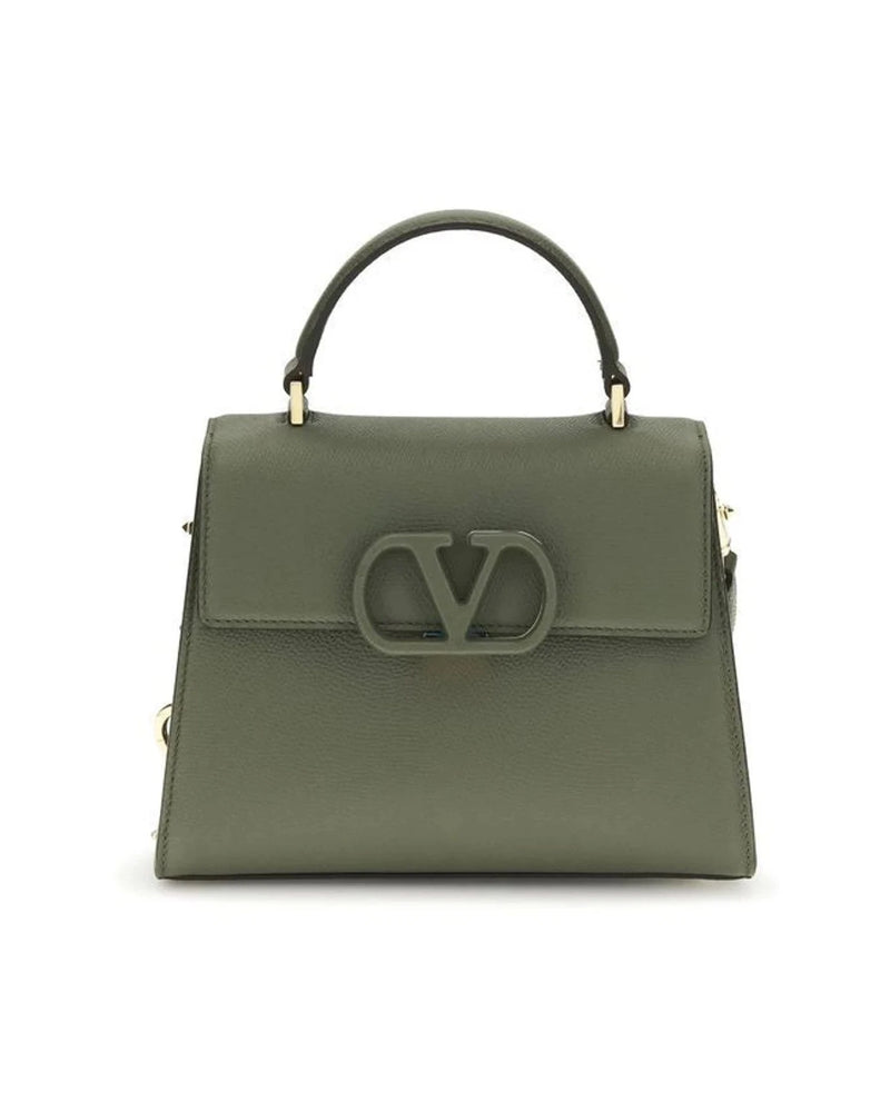 Valentino Garavani Satchel Bag in green, Calf Leather