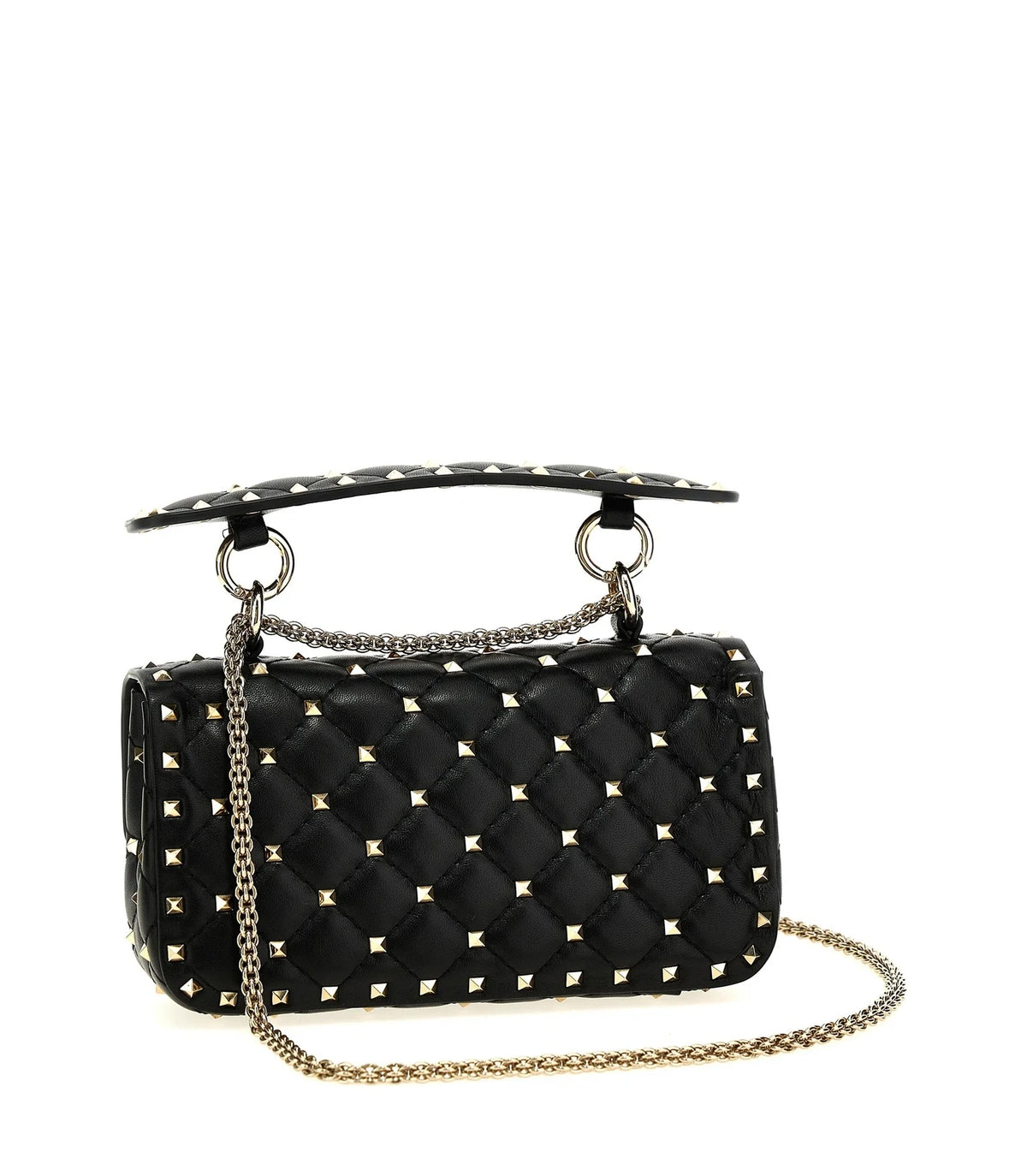 Valentino Garavani Baguette Handbag in black, Lamb Leather — view 2