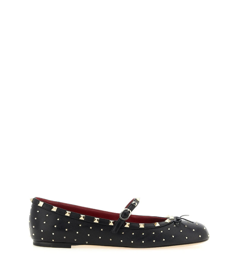 Valentino Garavani Ballet Flats in black, Lamb Leather