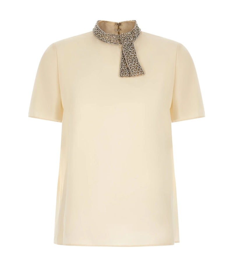 Valentino Garavani Blouse in white, Silk