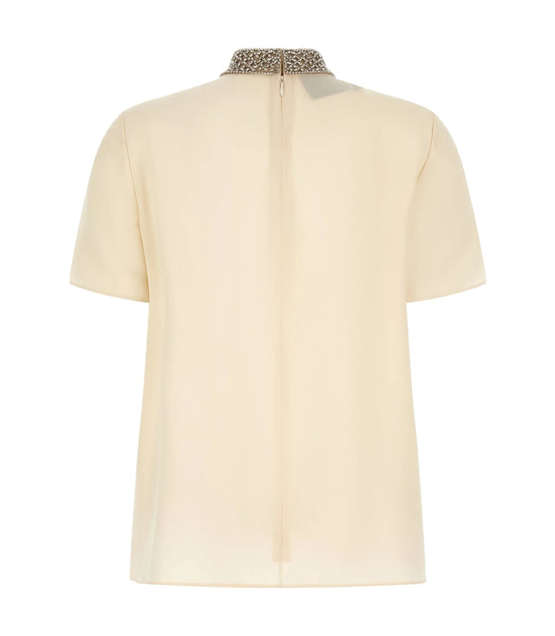 Valentino Garavani Blouse in white, Silk — view 2